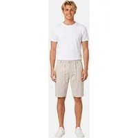 Alessandro Salvarini Shorts Herren in Leinen-Optik – Sommerhose aus Baumwolle Leichte Herren Shorts mit Kordelzug und Gesäßtaschen