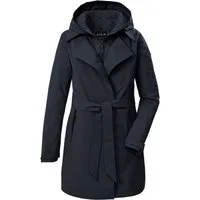 Giga.dx Funktionsparka GS 82 WMN PRK CS Trenchcoat, Outdoorjacke mit abknöpfbarer Kapuze und abzippbarem Gilet