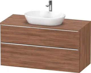 Duravit D-Neo Konsolenwaschtischunterbau wandhängend Nussbaum Matt 1200x550x664 mm - DE4969010790000 DE4969010790000
