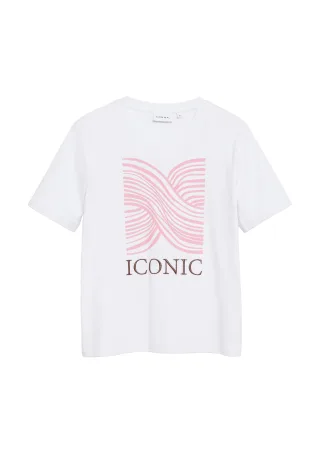 comma - T-Shirt 01D6_WHITE - Gr. - 42