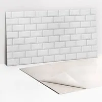 Tulup Wandpaneel Küchenrückwand Moderne Ziegel 100x50cm Vinylfliesen Selbstklebend, (1-tlg)