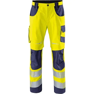 KÜBLER REFLECTIQ Hose PSA 2 warngelb/dunkelblau 23K - 2207 8340-3448-23K