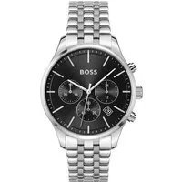 BOSS Chronograph AVERY 1514157, Quarzuhr, Herrenuhr, Armbanduhr, Stoppfunktion, Edelstahlarmband