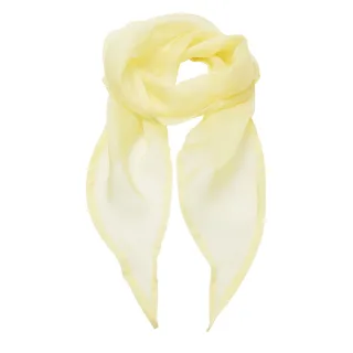 Premier - "Colours" Schal für Herren/Damen Unisex (Zitrone)