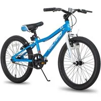 HILAND Kinderfahrrad 20 Zoll Mountainbike für Kinder,Jungen und Mädchen,Geschenk für Kinder, Hochwertiger Rahmen, Doppel-V-Bremse, Singlespeed, Weiches Sitzkissen