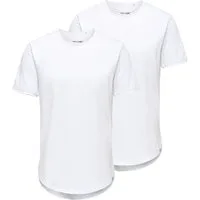 ONLY & SONS T-Shirt ONSBENNE (Set) zeitloses T-Shirt mit Overdye-Färbung für einen gewaschenen Used-Look