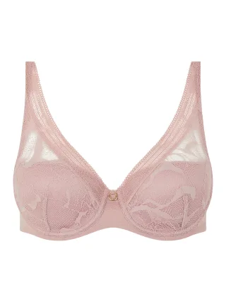Chantelle Lingerie - TRUE LACE Tief ausgeschnittener Spacer-BH english rose - Gr. - 80 B