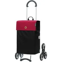 Andersen Einkaufstrolley Treppenst. Scala Sh. Hera rot, belastbar bis 40kg, wasserabweisend