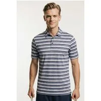 adidas Performance Poloshirt TWO-COLOR STRIPED klassischer Stil, mit Allover-Print, aus Pikeematerial
