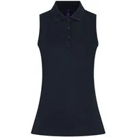 Henbury Rundhalsshirt Ladies´ Sleeveless Coolplus® Polo Shirt Damen Poloshirt