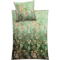 Kleine Wolke Bettwäsche Zahra, Mako-Satin, 2 teilig, mit floralem Print