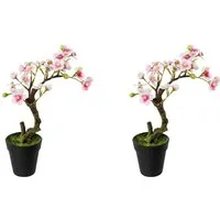 Kunstblume Mandelbonsai im Topf Mandelbonsai, Creativ green, Höhe 26 cm