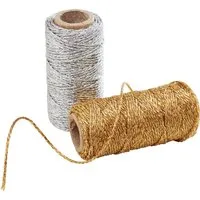 VBS Bastelband Glitzerkordel Glitter, 2er-Set Rolle á 25 m