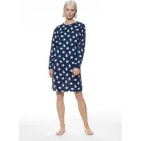 Mey Nachthemd Scribbled Dots mit Allover-Punkte-Print