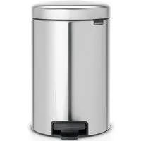 Brabantia Mülleimer NewIcon Treteimer, 12L, sanft schließender Deckel, mit leichter Pedalbedienung