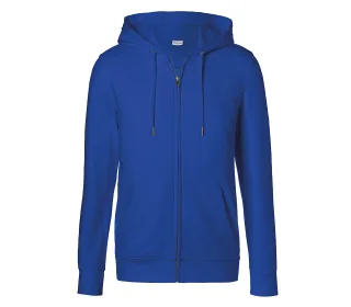 KÜBLER SHIRTS Kapuzen-Sweatjacke kornblumenblau S - 5022 6330-46-S