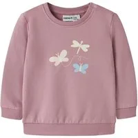 Name It Sweatshirt NBFVRILLIE LS SWEAT BOX BRU Baumwollmischung, regular fit