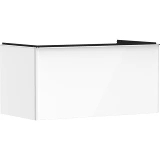 hansgrohe Xelu Q Waschtischunterschrank 54058000 980x485x550mm, mit Schubkasten, weiß hochglanz, chrom