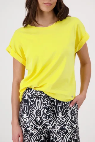 monari - Basic-T-Shirt sunshine - Gr. - 40