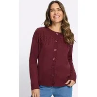 Sieh an! Strickjacke Strickjacke Langarm
