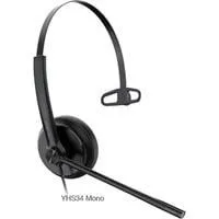 YHS34 Mono, Headset schwarz, Lederohrpolster