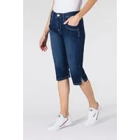MAC Caprijeans CAPRI Eingelegte Zierfalten am Saum
