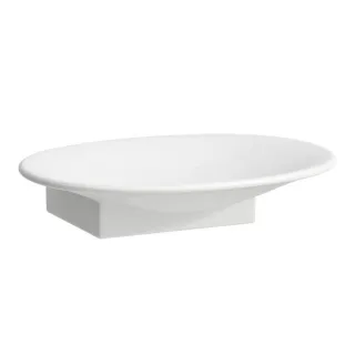 LAUFEN The new classic Seifenschale H8738567570001 14x11,5x3,5cm, weiß matt