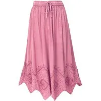 Guru-Shop Minirock Bestickter Boho-Hippie-Rock, indischer.. alternative Bekleidung