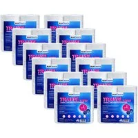 BlueCraft Toilettenpapier Camping selbstauflösend Chemie-WC Wohnmobil Campingtoilette 2 lagig (Set 12-St. 48 Rollen schnell lösliches Toilettenpapier), XXL-Set mit 48 Rollen schnell lösliches Camping Toilettenpapier