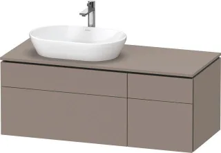 Duravit L-Cube Konsolenwaschtischunterbau wandhängend Basalt Matt 1220x550x482 mm - LC4876043430000 LC4876043430000