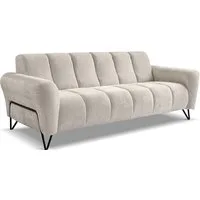 Beautysofa Sofa mit Metallbeine in Schwarz VOLARE, 3-Sitzer, viele Farbvarianten, ohne Schlaffunktion