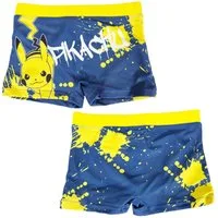 POKÉMON Badehose Pokemon Pikachu Kinder Badehose Badeshorts Shorts Schwimmhose Gr. 116 bis 152