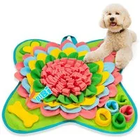 Ledander Tier-Intelligenzspielzeug Schnüffelteppich für Hund Waschbar Trainingsmatte Futtermatte, Schnüffelspielzeug, Interaktive Hundespielzeug