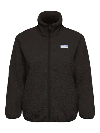ONLY CARMAKOMA - CAREVA TEDDY JACKET OTW Chocolate Torte