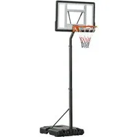 MC Star Basketballkorb höhenverstellbar 260-310cm mit Rollfunktion, stabiler Ständer (für Garten & Sportplatz)