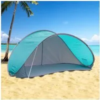 Haushalt International Strandmuschel XL-Pop-Up-Strandmuschel UV-Schutz 50+ selbstaufstellend - Tragetasche, Personen: 3