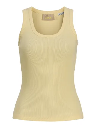 JJXX - JXFRIDA SL U-NECK TOP JRS NOOS Gelb - Gr. - L