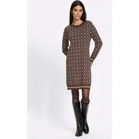 heine Strickkleid Strickkleid Langarm Feinstrick