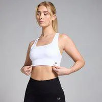 MP Damen Shape Nahtloser Sport-BH – Weiß - XS