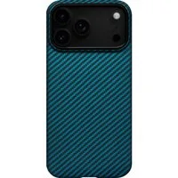 Pitaka Smartphone-Hülle Ultra-Slim Case for iPhone 17 Pro Blue/Grey Twill