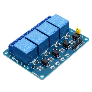 2Pcs Geekcreit 5V 4 Channel Relay Module PIC ARM DSP AVR MSP430 Blue Geekcreit for Arduino - products that work with off