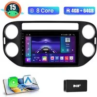 A-Sure 8-Core Android 15 Navi Für VW Golf Plus 2004-2013 Tiguan 5N 2007-2013 Autoradio (Digitalradio (DAB), FM, AM, RDS, 1280*800 IPS Screen/8-Core CPU)