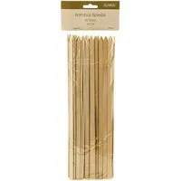 Almina Schaschlikspieße Bambusspieße für Buffet & Küche - 50 Stück, 30 cm (50-St)