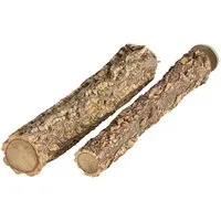Kork-Deko.de Vogelspielplatz 2er-Pack Vogelsitzstangen - Korkäste zum Sitzen