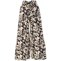 Guru-Shop Relaxhose Palazzohose, weite Boho Sommerhose, Baumwoll.. alternative Bekleidung