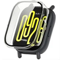 SmartUP Smartwatch-Hülle für Xiaomi Redmi Watch 5 Lite Schutzglas Panzerfolie Display Case 9H 1,96, kompletter Rundumschutz