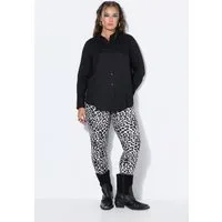 Studio Untold Hemdbluse Hemdbluse Straight Shape Langarm