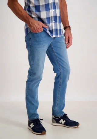 BISON 5-Pocket-Jeans "Jeans Tapered Fit"