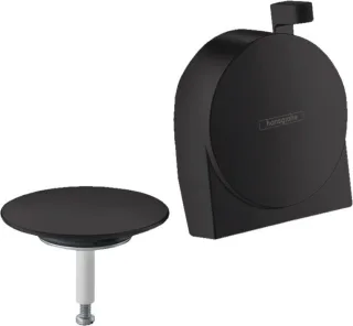 Hansgrohe Ein-, Ab- und Überlaufgarnitur Exafill S Fertigset mattschwarz, 58117670 58117670