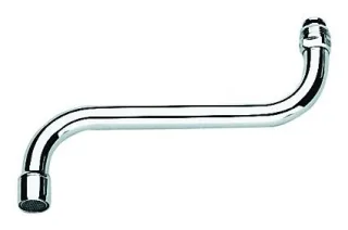 Grohe Rohrauslauf 13051 Ausladung 200mm schwenkbar M22x1 chrom, 13051000 13051000